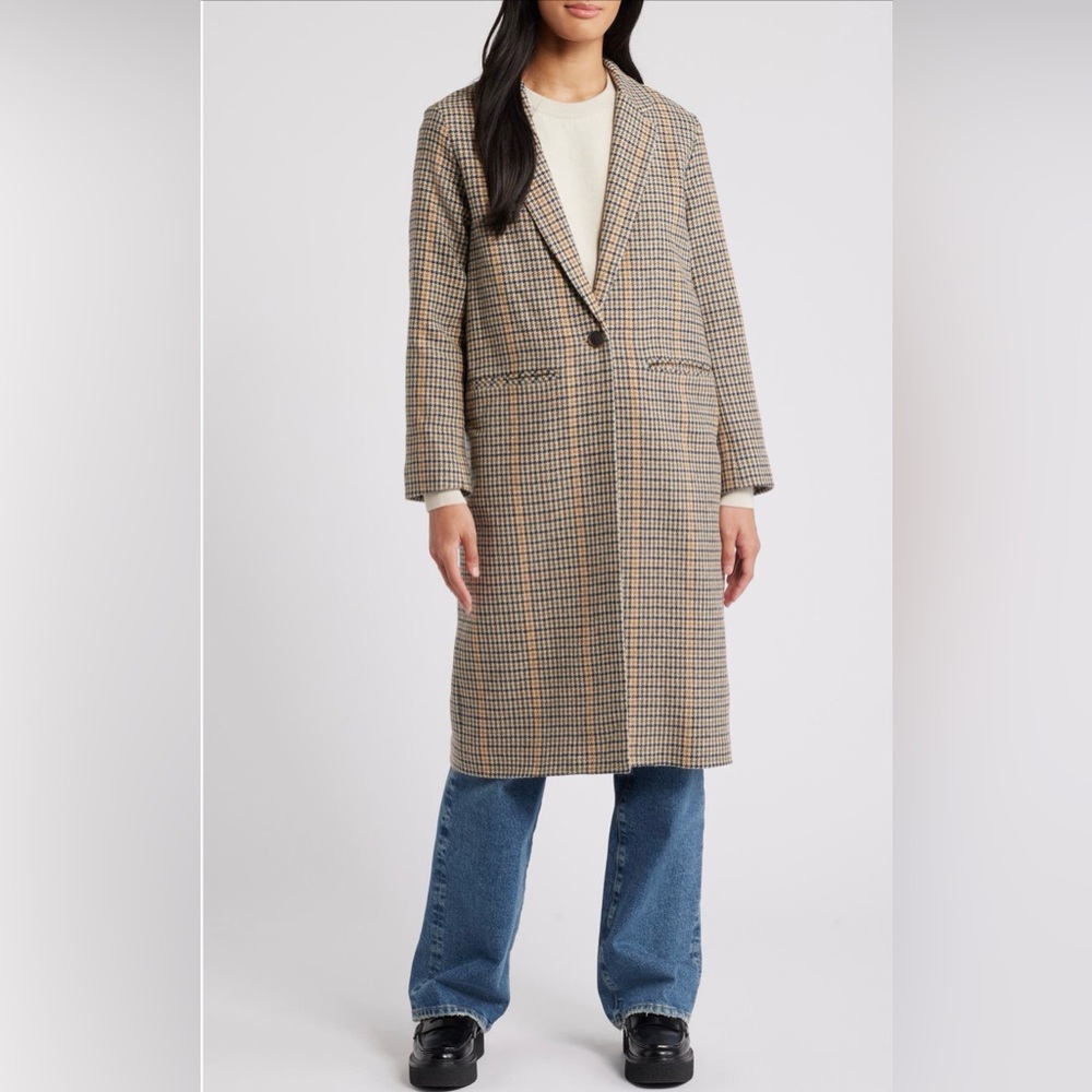 Pendleton houndstooth coat wool NWT - image 1